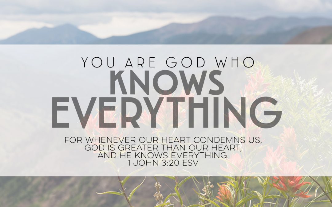 You Are God Who Knows Everything