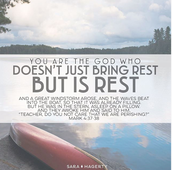 You Are The God Who Doesn’t Just Bring Rest But Is Rest