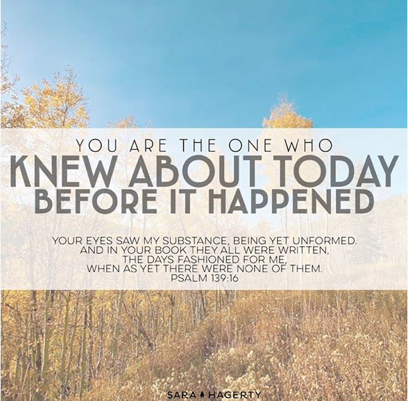 You Are The One Who Knew About Today Before It Happened