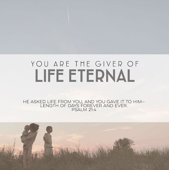 You Are The Giver Of Life Eternal