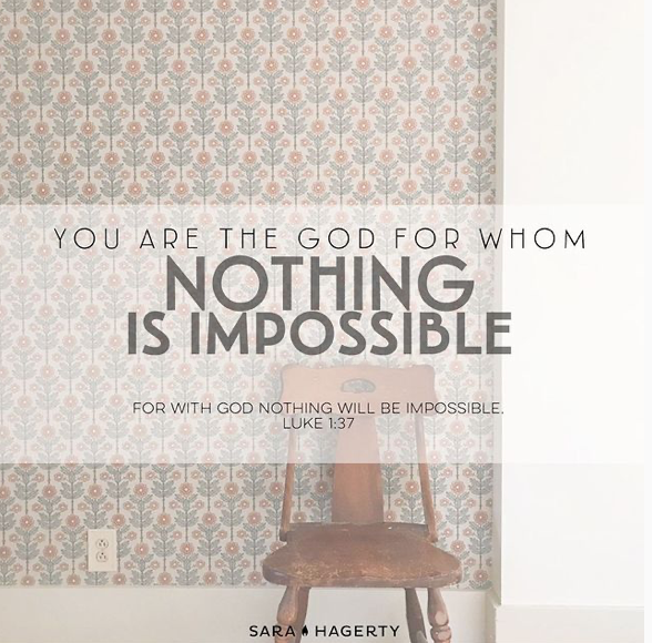 You are the God for Whom Nothing is Impossible