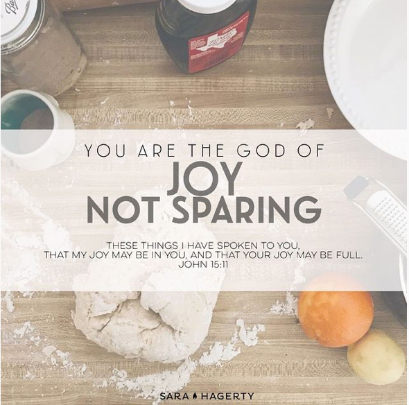 You are the God of Joy Not Sparing