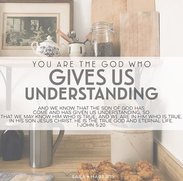 You Are the God Who Gives Us Understanding