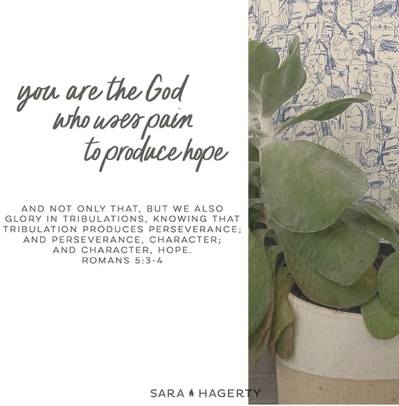 You Are the God Who Uses Pain to Produce Hope