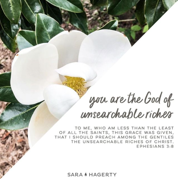 You are the God of Unsearchable Riches