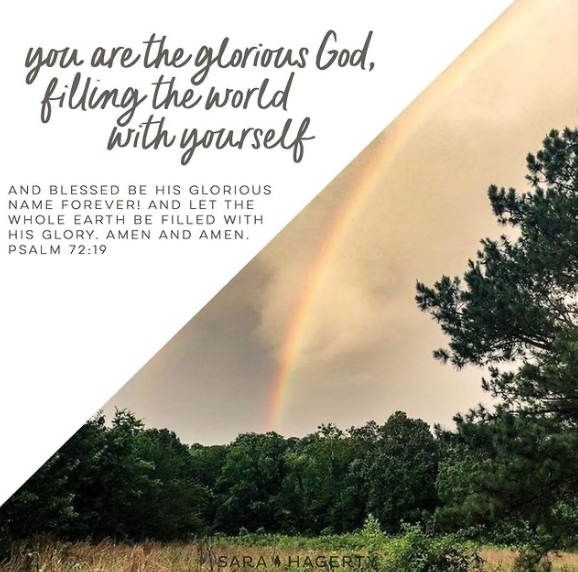 You are the Glorious God, Filling the World with Yourself