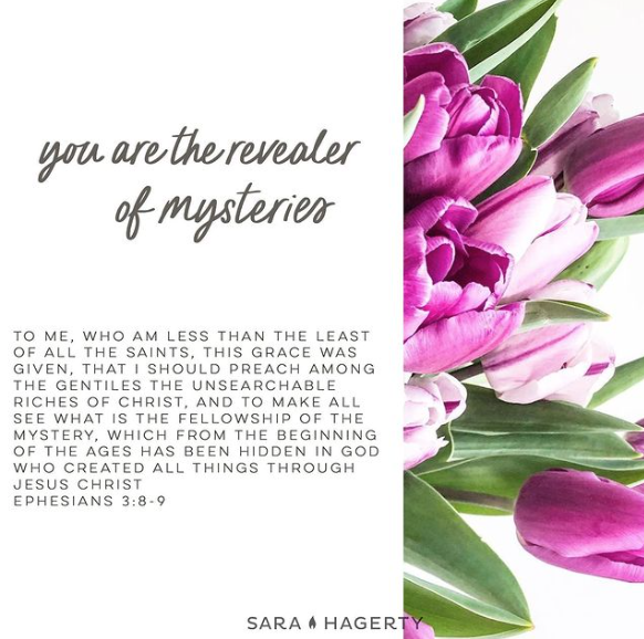 You are the Revealer of Mysteries