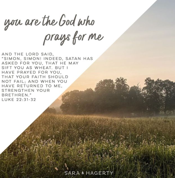 You are the God Who Prays for Me