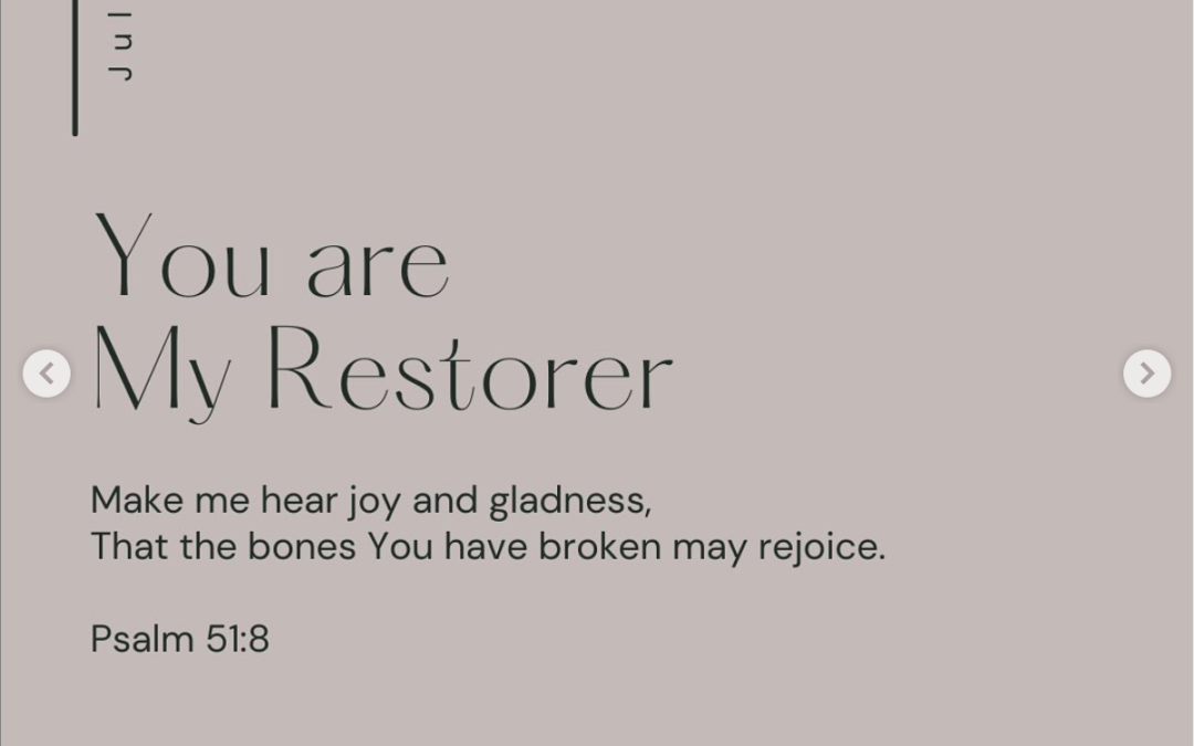 You Are My Restorer