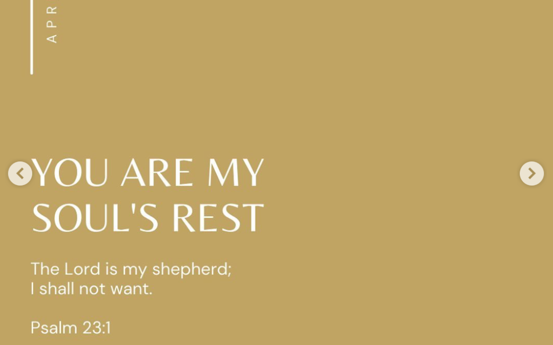 You are My Soul’s Rest