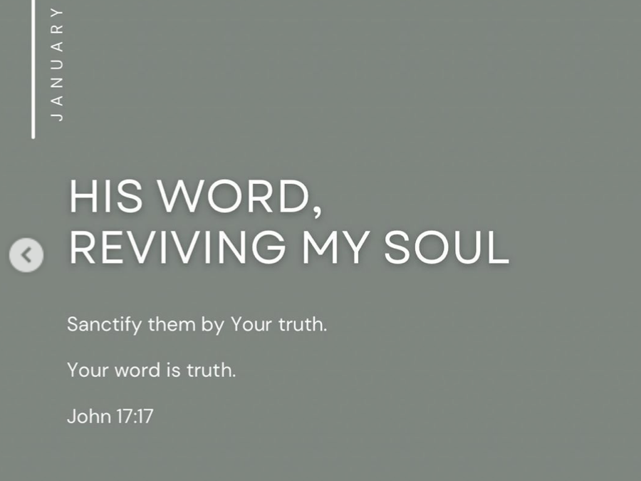 His Word, Reviving My Soul