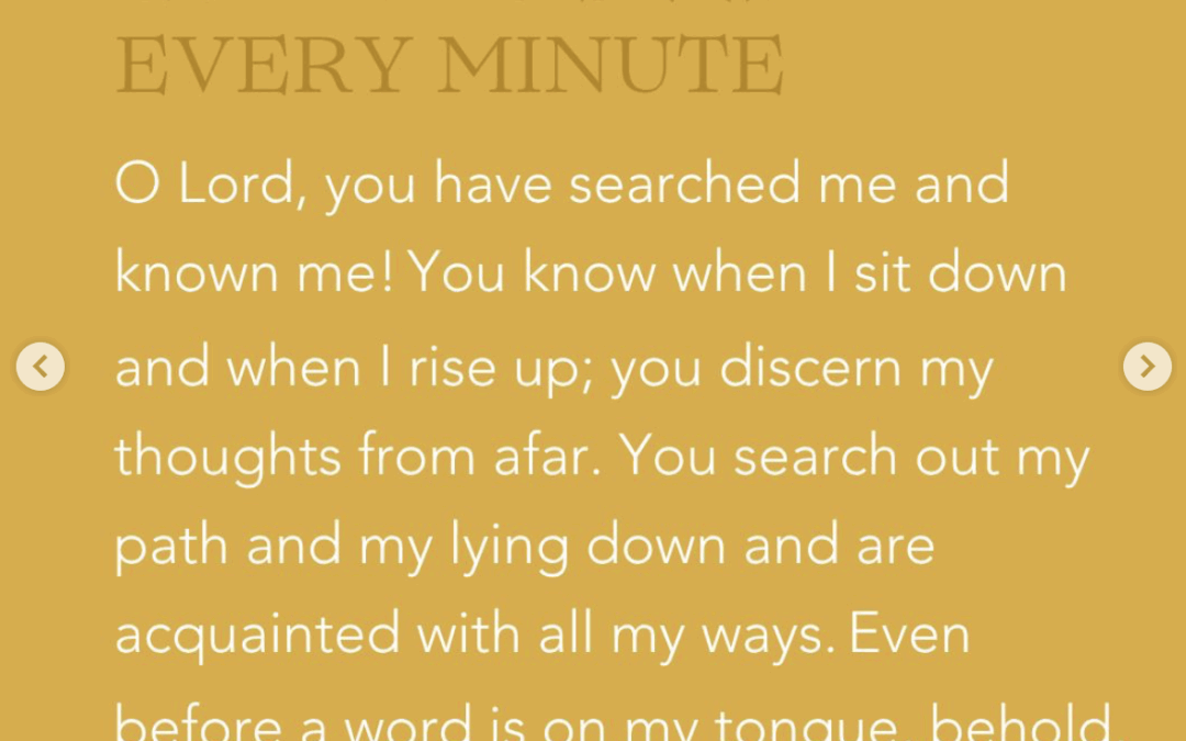 God Who Sees My Every Minute